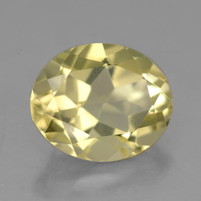 Cuarzo amarillo natural de 3,28 ct, corte óvalo, VVS
