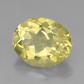 Cuarzo amarillo natural de 3,56 ct, corte óvalo, VVS