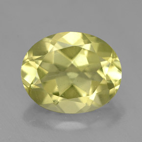 Cuarzo amarillo natural de 3,36 ct, corte óvalo, VVS-VS