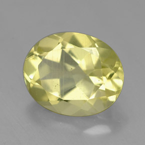 Cuarzo amarillo natural de 3,36 ct, corte óvalo, VVS-VS