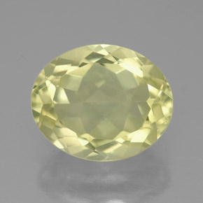 Cuarzo amarillo natural de 3,32 ct, corte óvalo, VVS