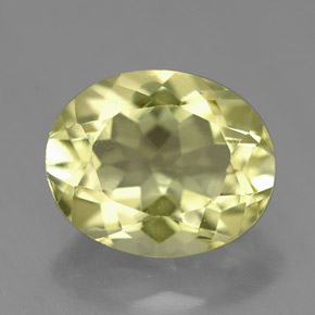 Cuarzo amarillo natural de 3,73 ct, corte óvalo, VVS