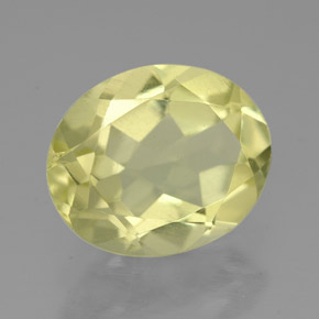 Cuarzo amarillo natural de 3,11 ct, corte óvalo, VVS-VS
