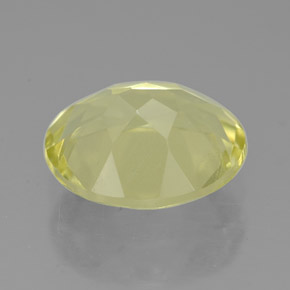 Cuarzo amarillo natural de 3,11 ct, corte óvalo, VVS-VS