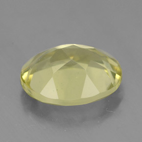 Cuarzo Limón natural de 3.33 ct, Corte Óvalo, VVS-VS