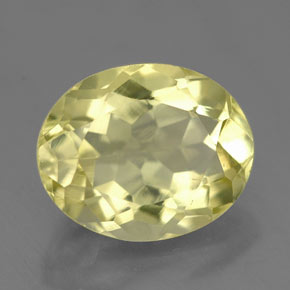 Cuarzo amarillo natural de 3,51 ct, corte óvalo, VVS-VS