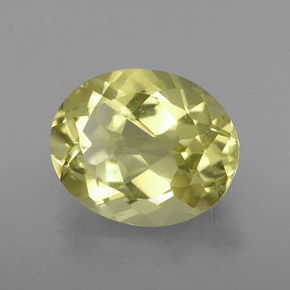 Cuarzo amarillo natural de 3,17 ct, corte óvalo, VVS-VS