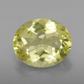 Cuarzo amarillo natural de 3,17 ct, corte óvalo, VVS