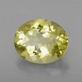 Cuarzo Limón natural de 3.05 ct, Corte Óvalo, VVS