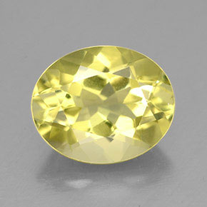 Cuarzo amarillo natural de 3,20 ct, corte óvalo, VVS-VS
