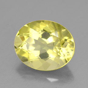 Cuarzo amarillo natural de 3,20 ct, corte óvalo, VVS-VS