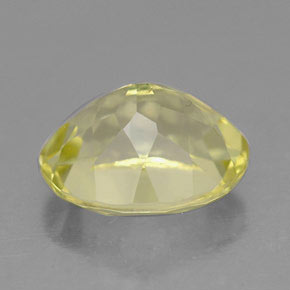 Cuarzo amarillo natural de 3,41 ct, corte óvalo, VS