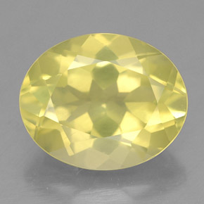 Cuarzo amarillo natural de 3,20 ct, corte óvalo, VS