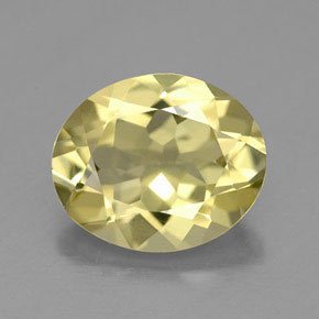Cuarzo amarillo natural de 2,89 ct, corte óvalo, VVS-VS