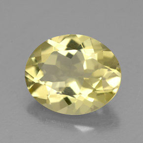 Cuarzo amarillo natural de 2,89 ct, corte óvalo, VVS-VS