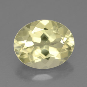 Cuarzo amarillo natural de 3,24 ct, corte óvalo, VS