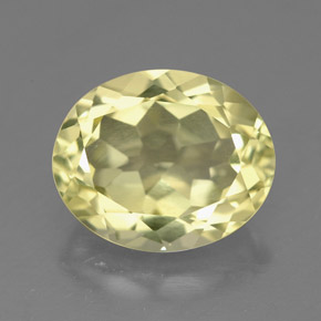 Cuarzo amarillo natural de 3,32 ct, corte óvalo, VVS
