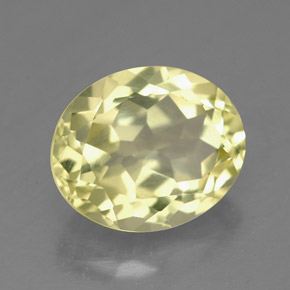 Cuarzo amarillo natural de 3,32 ct, corte óvalo, VVS