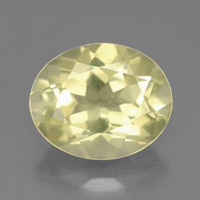Cuarzo amarillo natural de 3,33 ct, corte óvalo, VS