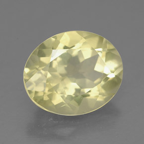 Cuarzo amarillo natural de 3,33 ct, corte óvalo, VS