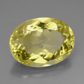 Cuarzo amarillo natural de 8,98 ct, corte óvalo, VVS