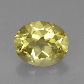 Cuarzo amarillo natural de 3,73 ct, corte óvalo, VVS-VS