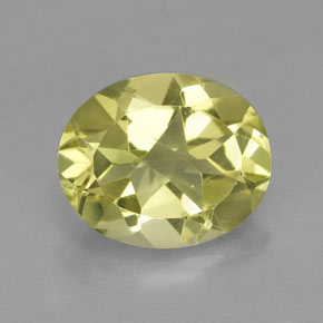 Cuarzo amarillo natural de 3,28 ct, corte óvalo, VVS
