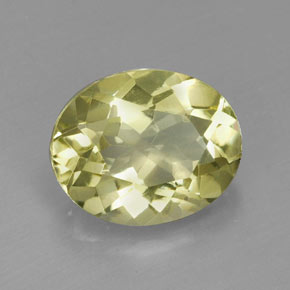 Cuarzo amarillo natural de 3,46 ct, corte óvalo, VVS-VS