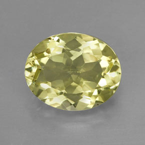 Cuarzo amarillo natural de 3,48 ct, corte óvalo, VVS-VS