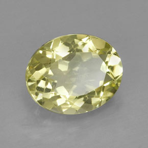 Cuarzo amarillo natural de 3,48 ct, corte óvalo, VVS-VS