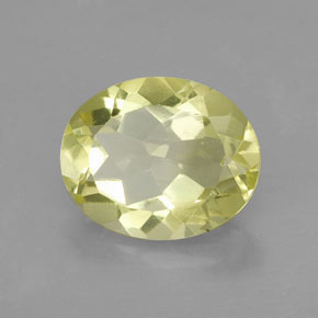 Cuarzo Limón natural de 2.90 ct, Corte Óvalo, VVS