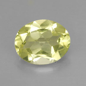Cuarzo amarillo natural de 2,92 ct, corte óvalo, VS