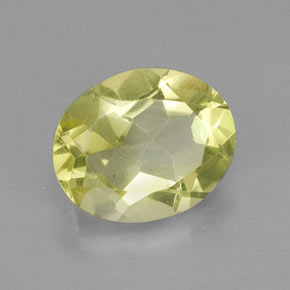 Cuarzo amarillo natural de 2,92 ct, corte óvalo, VS