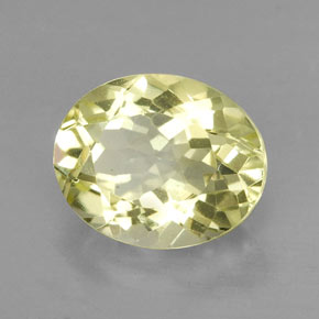 Cuarzo amarillo natural de 3,80 ct, corte óvalo, VVS