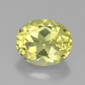 Cuarzo amarillo natural de 3,75 ct, corte óvalo, VVS