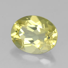 Cuarzo amarillo natural de 3,34 ct, corte óvalo, VVS