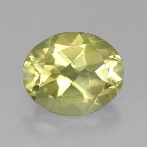 Cuarzo amarillo natural de 3,73 ct, corte óvalo, VVS
