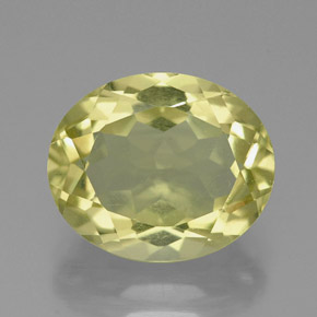 Cuarzo amarillo natural de 3,53 ct, corte óvalo, VVS