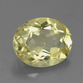 Cuarzo amarillo natural de 3,19 ct, corte óvalo, VVS