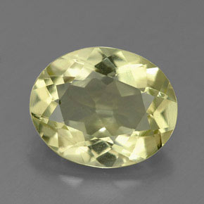 Cuarzo amarillo natural de 3,07 ct, corte óvalo, VVS