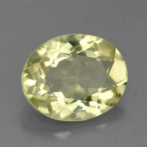 Cuarzo amarillo natural de 3,07 ct, corte óvalo, VVS