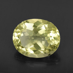 Cuarzo amarillo natural de 3,35 ct, corte óvalo, VVS-VS