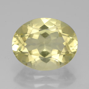 Cuarzo amarillo natural de 2,92 ct, corte óvalo, VVS