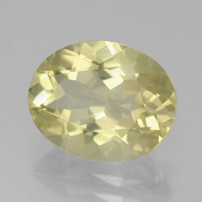 Cuarzo amarillo natural de 2,92 ct, corte óvalo, VVS