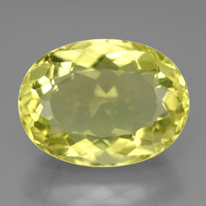 Cuarzo amarillo natural de 10,14 ct, corte óvalo, VVS