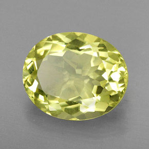Cuarzo Limón natural de 4.35 ct, Corte Óvalo, VVS