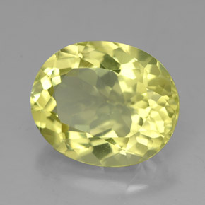 Cuarzo amarillo natural de 4,65 ct, corte óvalo, VVS