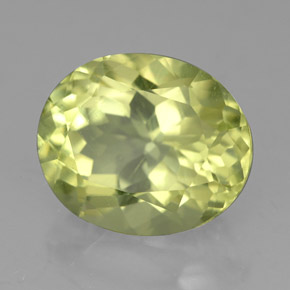 Cuarzo amarillo natural de 5,07 ct, corte óvalo, VVS