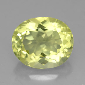 Cuarzo amarillo natural de 4,59 ct, corte óvalo, VVS