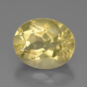 Cuarzo amarillo natural de 3,66 ct, corte óvalo, VVS-VS